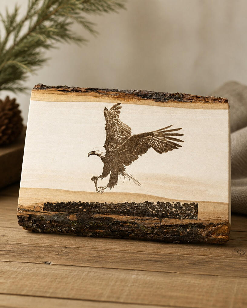 Landing Bald Eagle