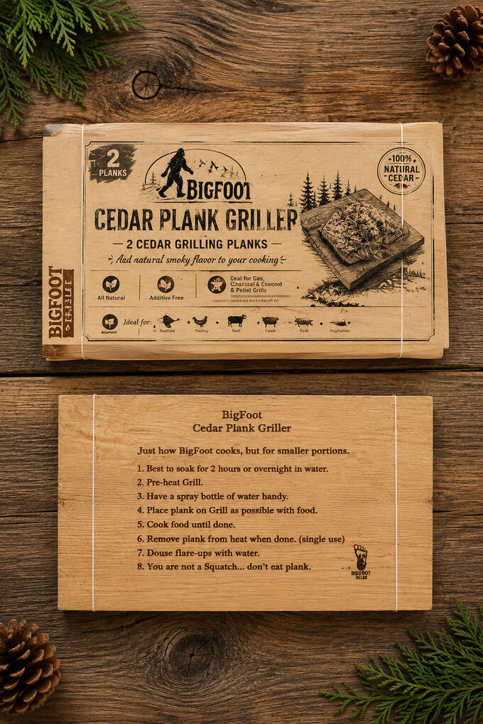 BigFoot Cedar Plank Griller